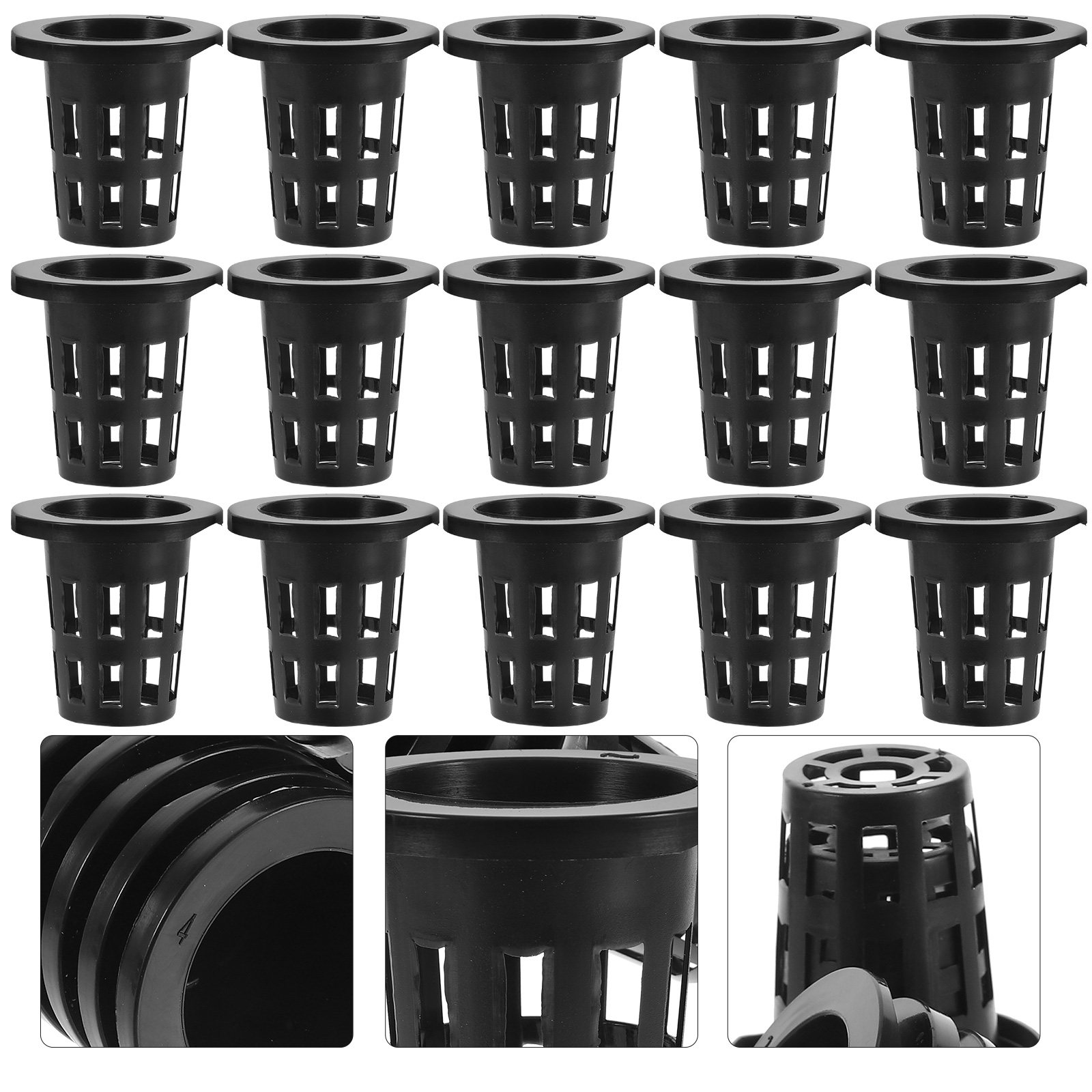 Plant Pot - 50 unidades de macetas de plástico