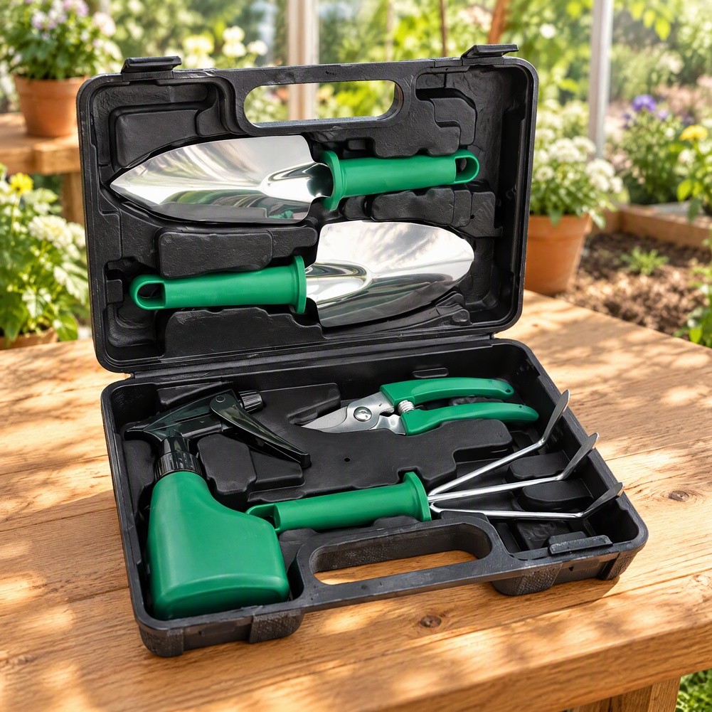 Trowel Garden Tools - Juego de 5 herramientas de jardinería