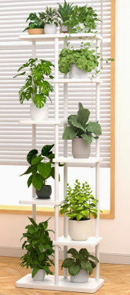 Plant Pot - Estructura metálica y de madera con