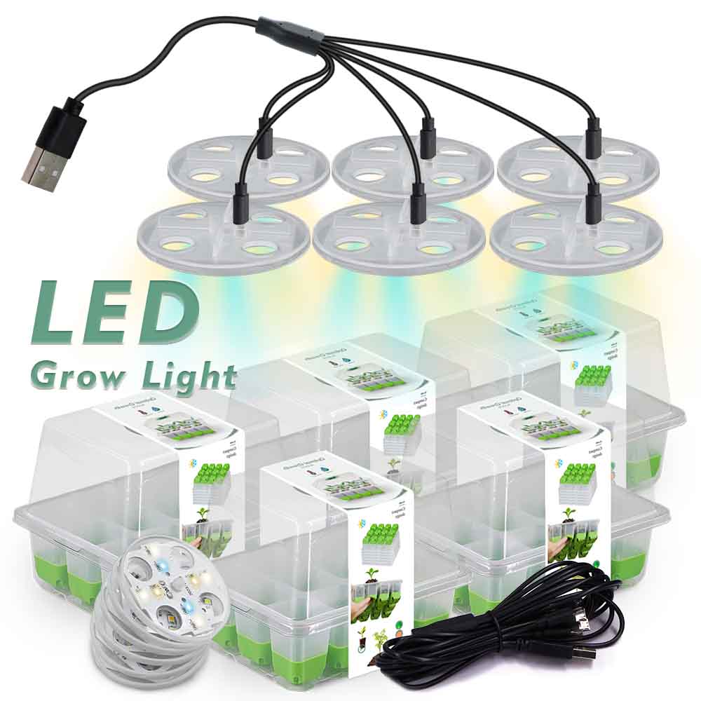 Indoor Herb Garden - Kit de bandeja de inicio de