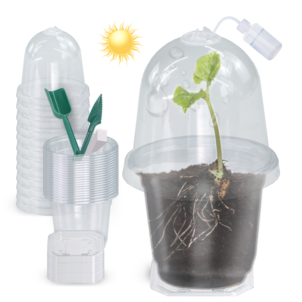Seed Starter Tray - 160x90CM Plantas transparentes visibles Taza de