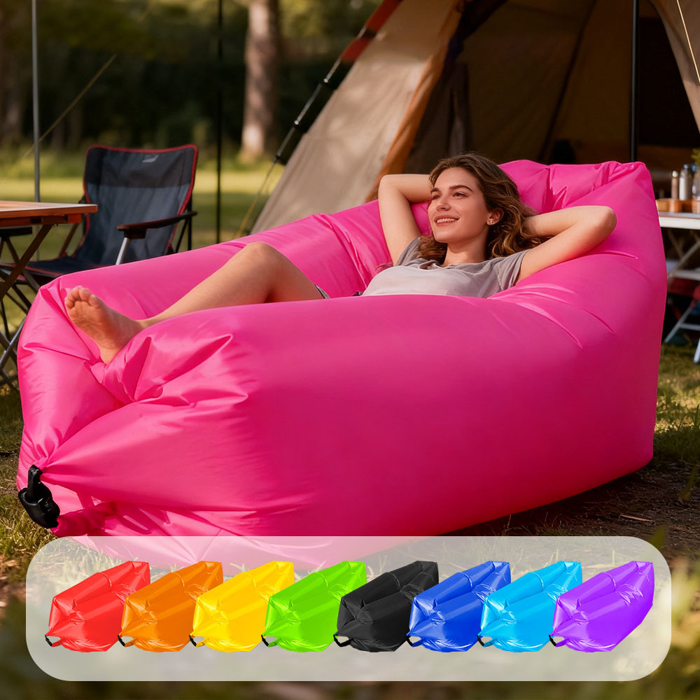 Grow Bag - Sofá Inflable Individual Multicolor, Sofá de