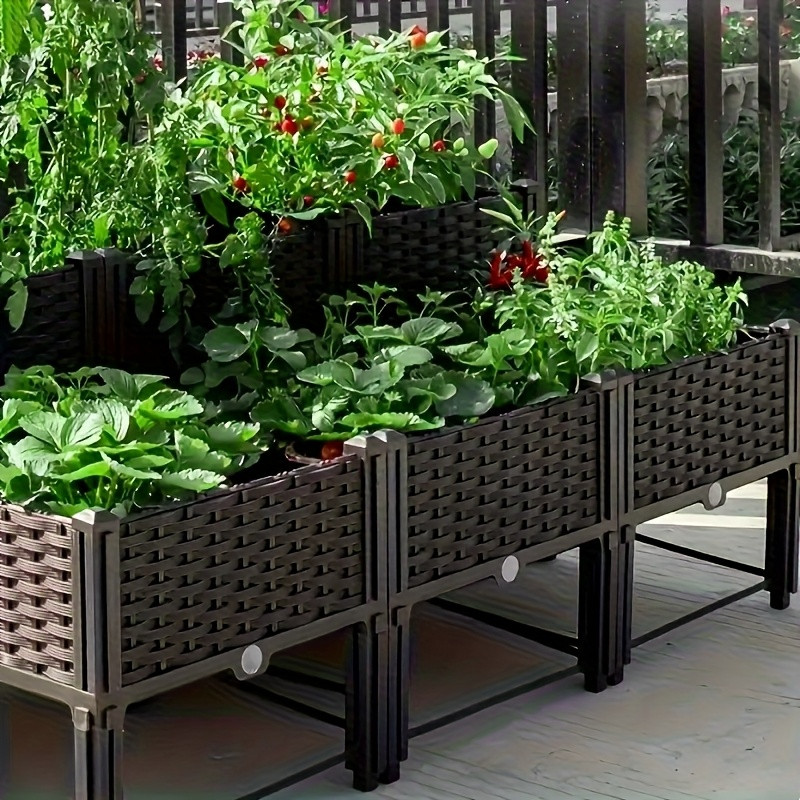 Raised Garden Bed - Jardinera Elevada para Jardín, Caja para