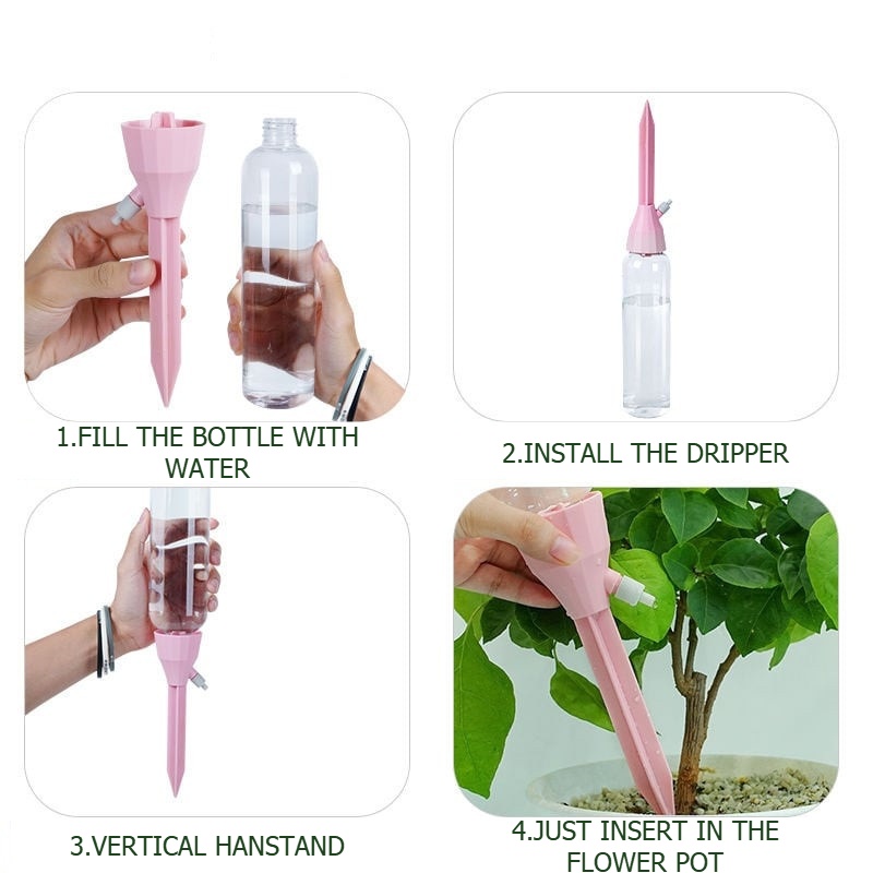 Sistema de riego por goteo aut - Trowel Garden Tools reseña y precio