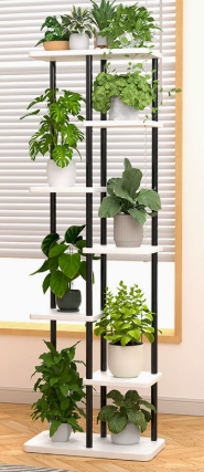 Estructura metálica y de mader - Plant Pot reseña y precio