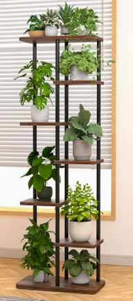 Estructura metálica y de mader - Plant Pot reseña y precio