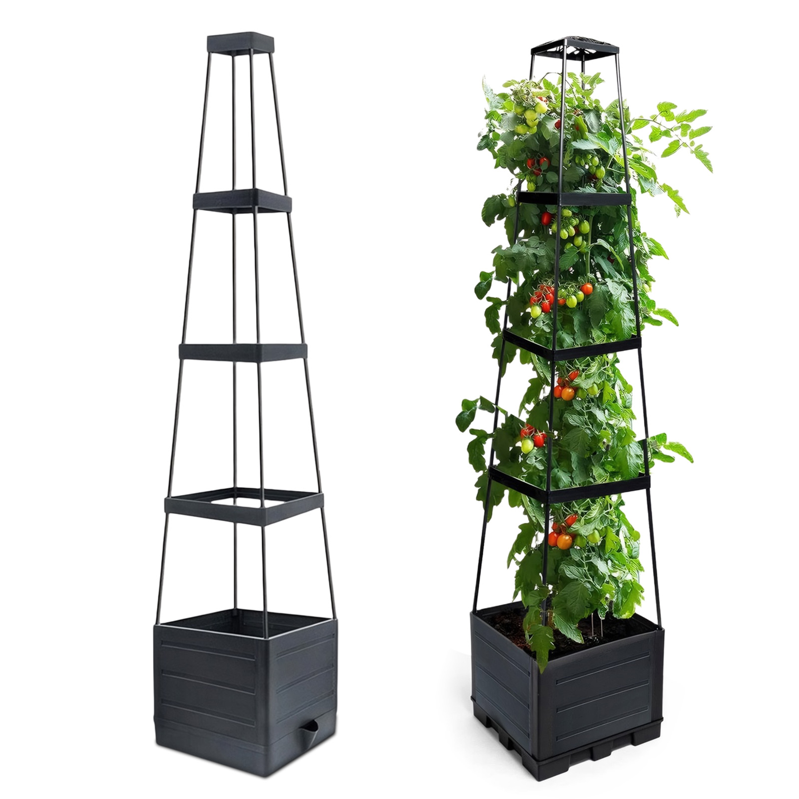 Jardinera Elevada con Enrejado - Self Watering Planter reseña y precio