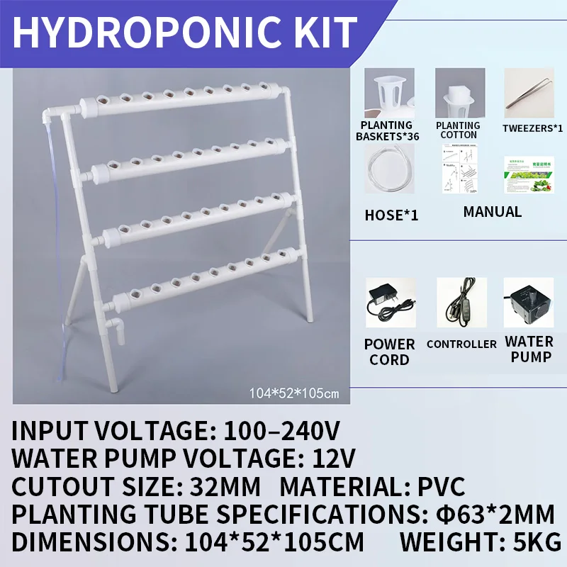 Kit de Sistema de Cultivo sin  - Hydroponic Kit reseña y precio