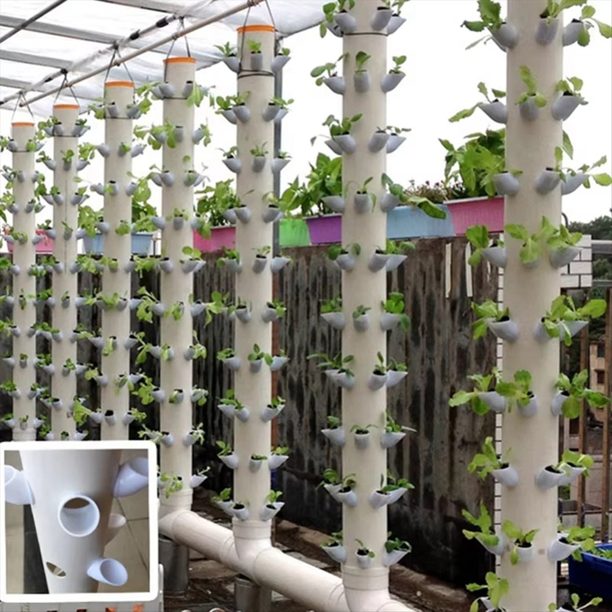 Contenedor Vertical Hidropónic - Vertical Planter reseña y precio